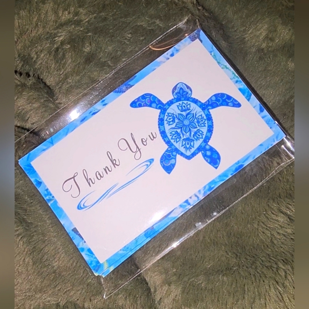 20 ct turtle Thank You Cards